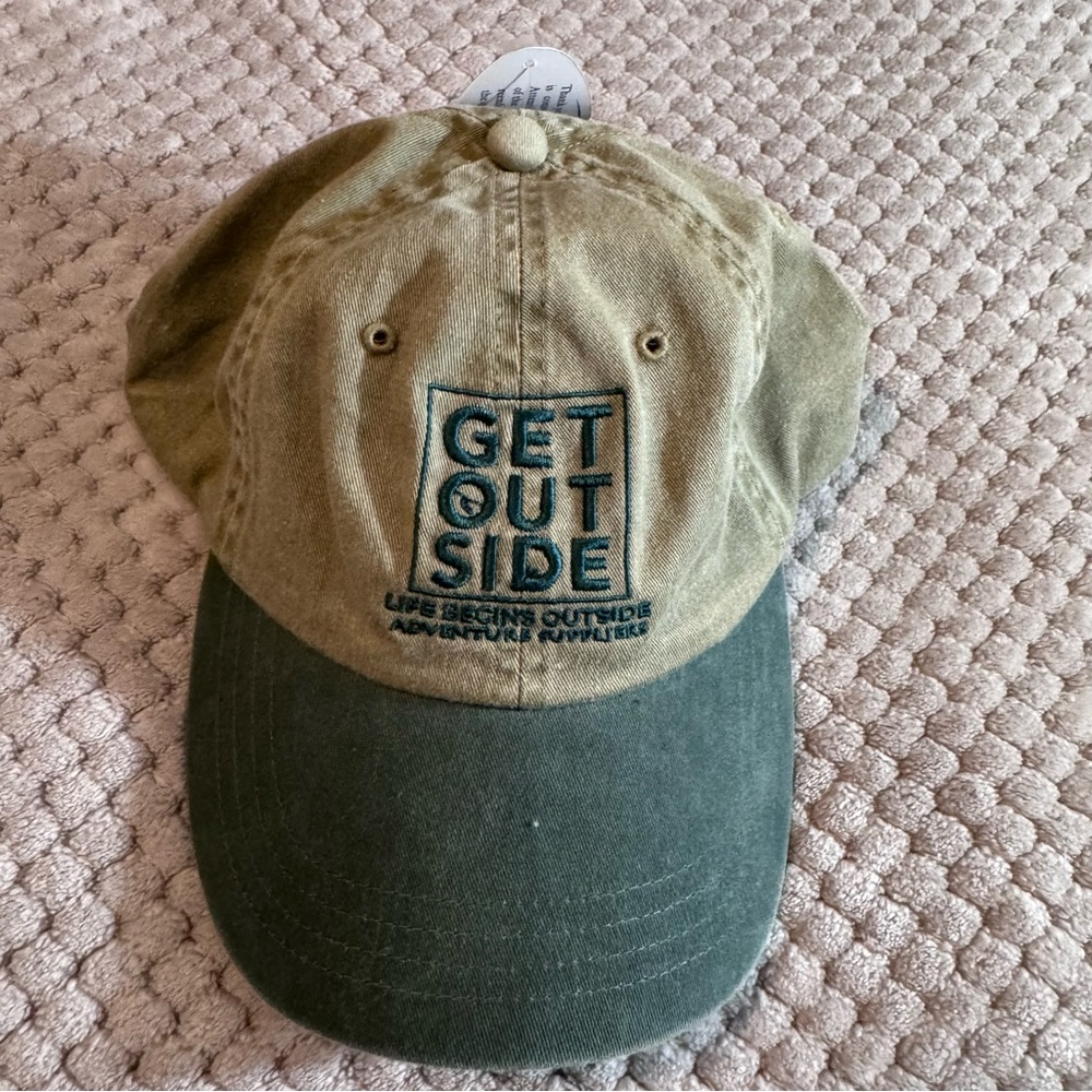 Jensen Sage Green Embroidered Hat